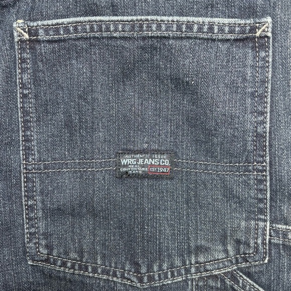 Wrangler Jeans Mens 32 x 30 Baggy 10 Pocket Design Wide Leg Y2K Style Streetwear - Picture 6 of 7